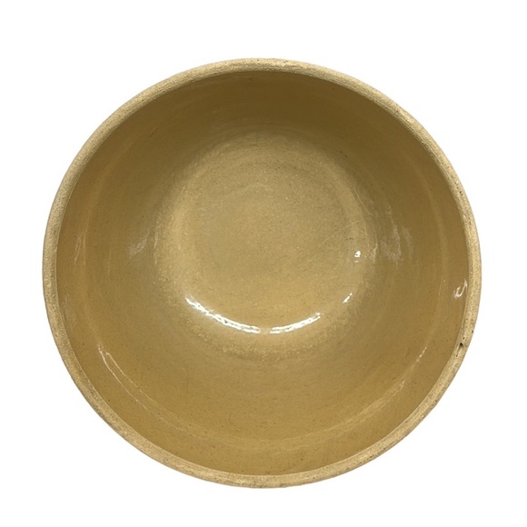 Antique Robinson Ransbottom RRP Pottery 305 Yellow Mixing Bowl Roseville Ohio - Picture 5 of 10